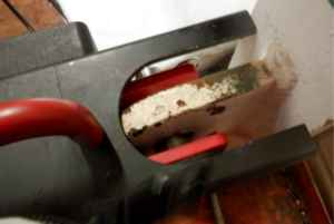 Unit locked in place